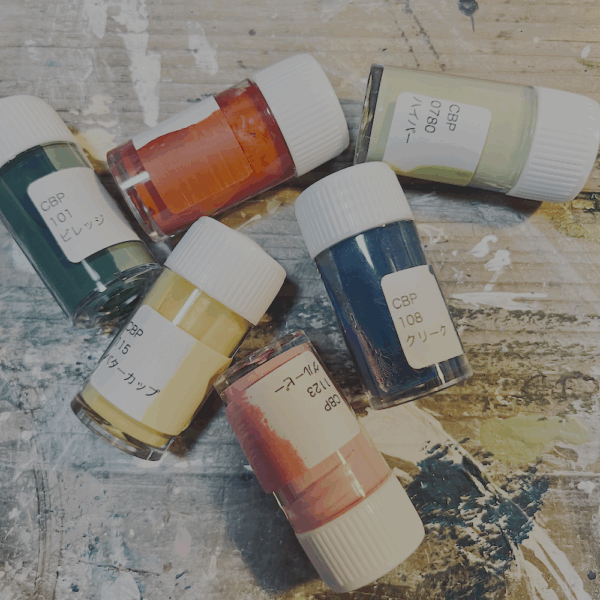 10mlサンプル 各種オーガニックペイント3つ　シックハウス・化学物質過敏症の方に安全塗料